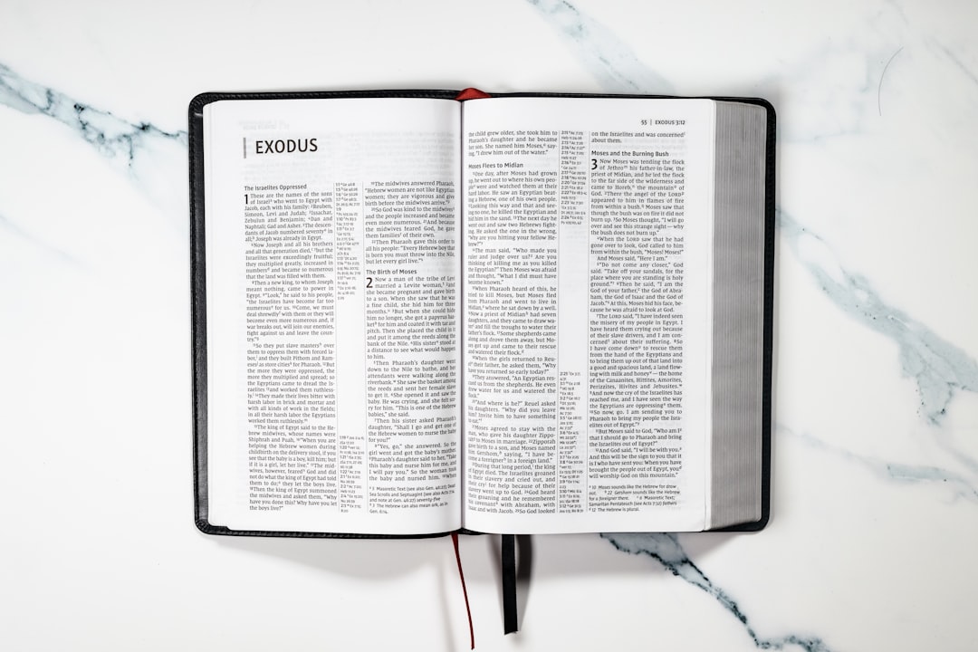 white book page on white table