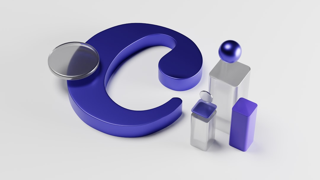 A person standing next to a blue and white object